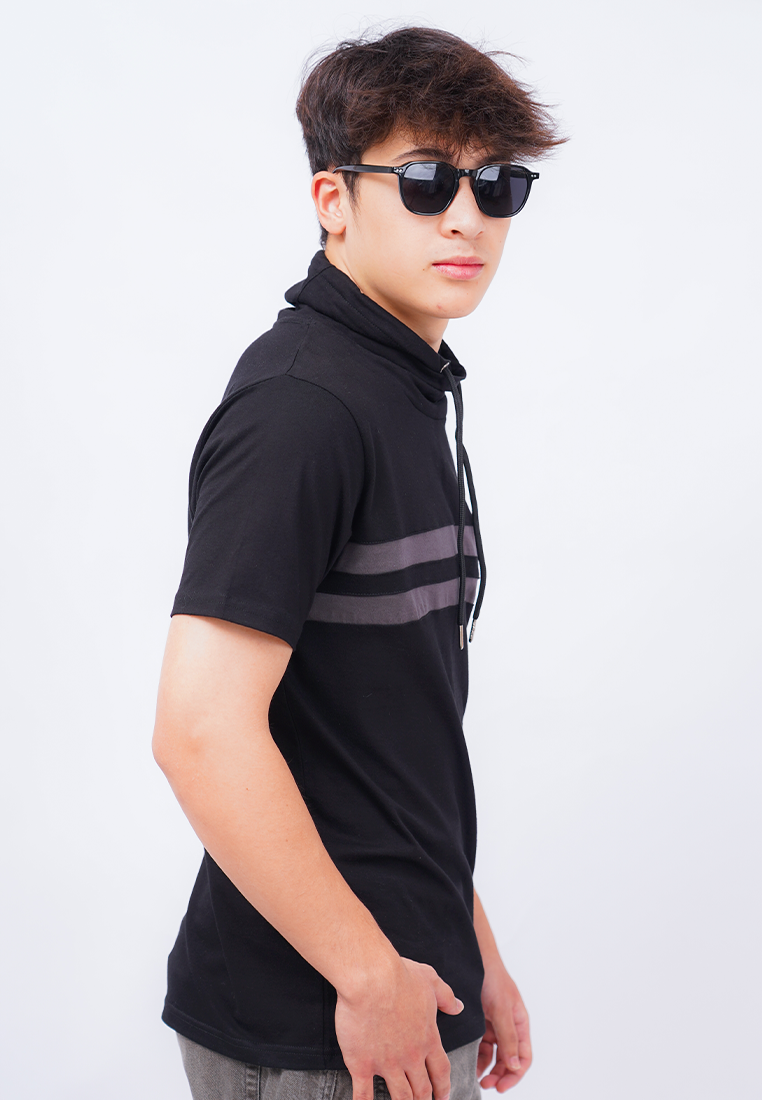 Ryusei Kaos Pria Turtleneck Nandito Hyo Black
