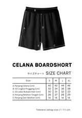 Ryusei Boardshort Matsuka CMB Black