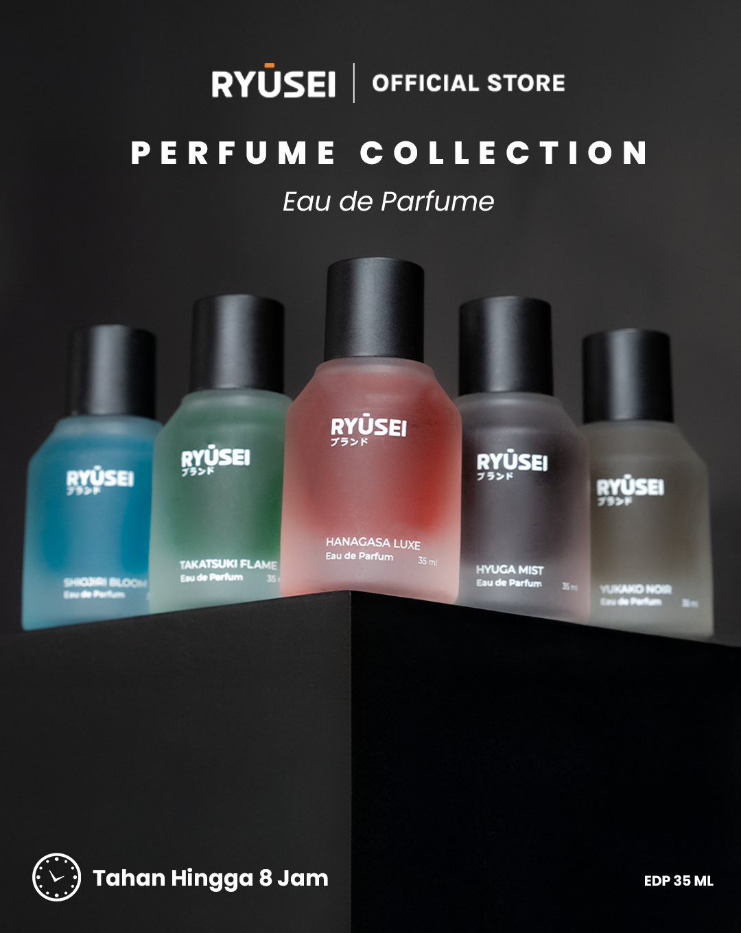 Ryusei Mist -  Eau de Parfum 35ml - Parfum  Pria/Unisex Tahan Lama