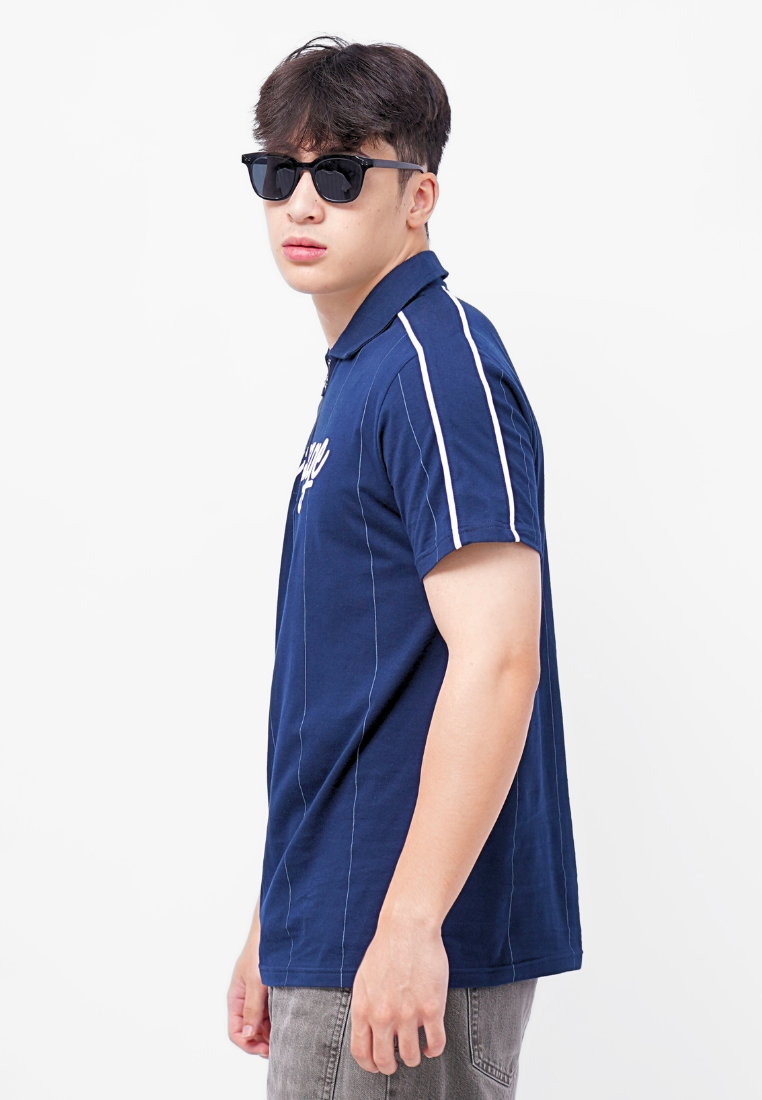 Ryusei Polo Pria Courage Navy