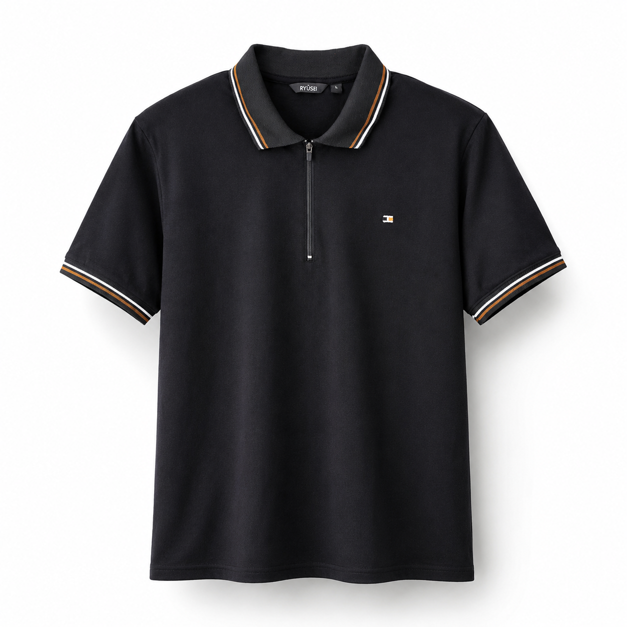 Ryusei Polo Pria Kisaragi Black