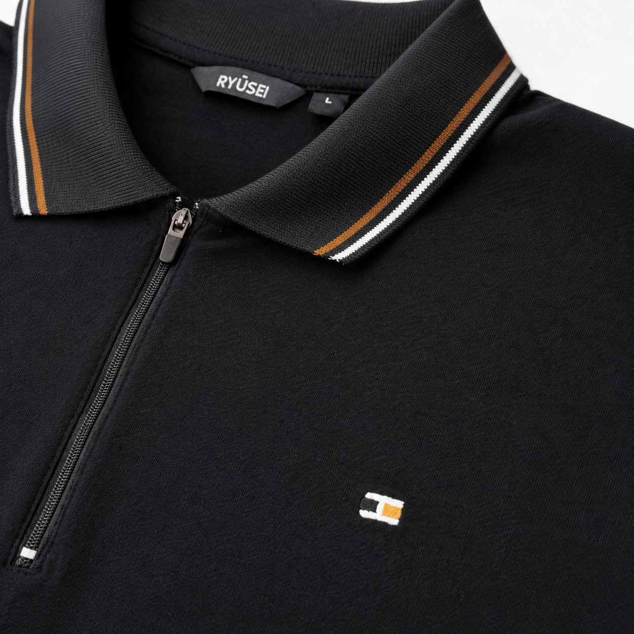 Ryusei Polo Pria Kisaragi Black