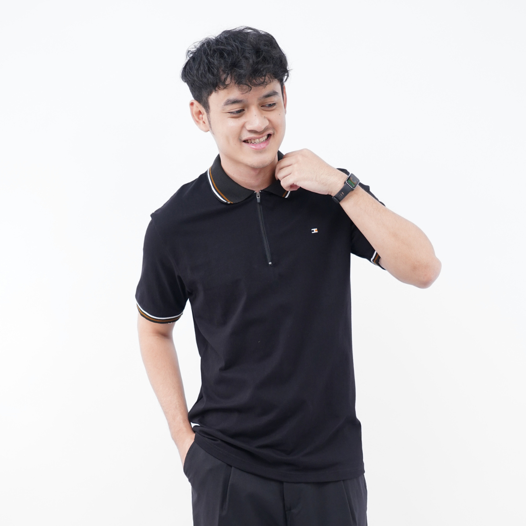 Ryusei Polo Pria Kisaragi Black