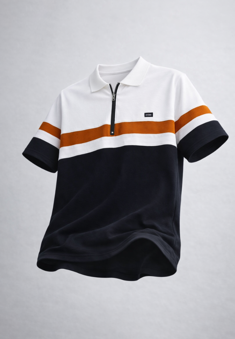 Ryusei Polo Shirt Natsuma CMB Black