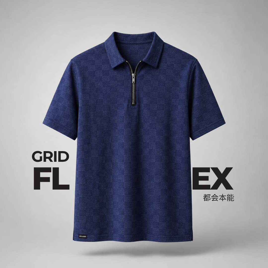 Ryusei Polo Pria Rai Navy