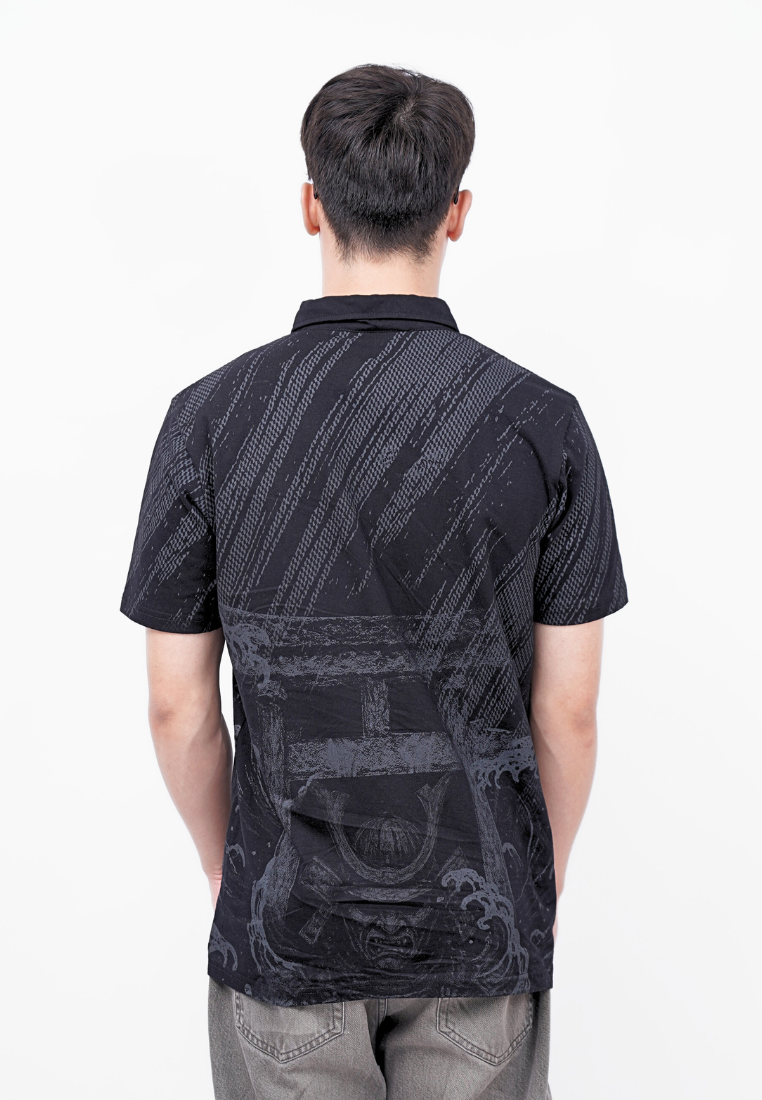 Ryusei Polo Pria Riku FP Black