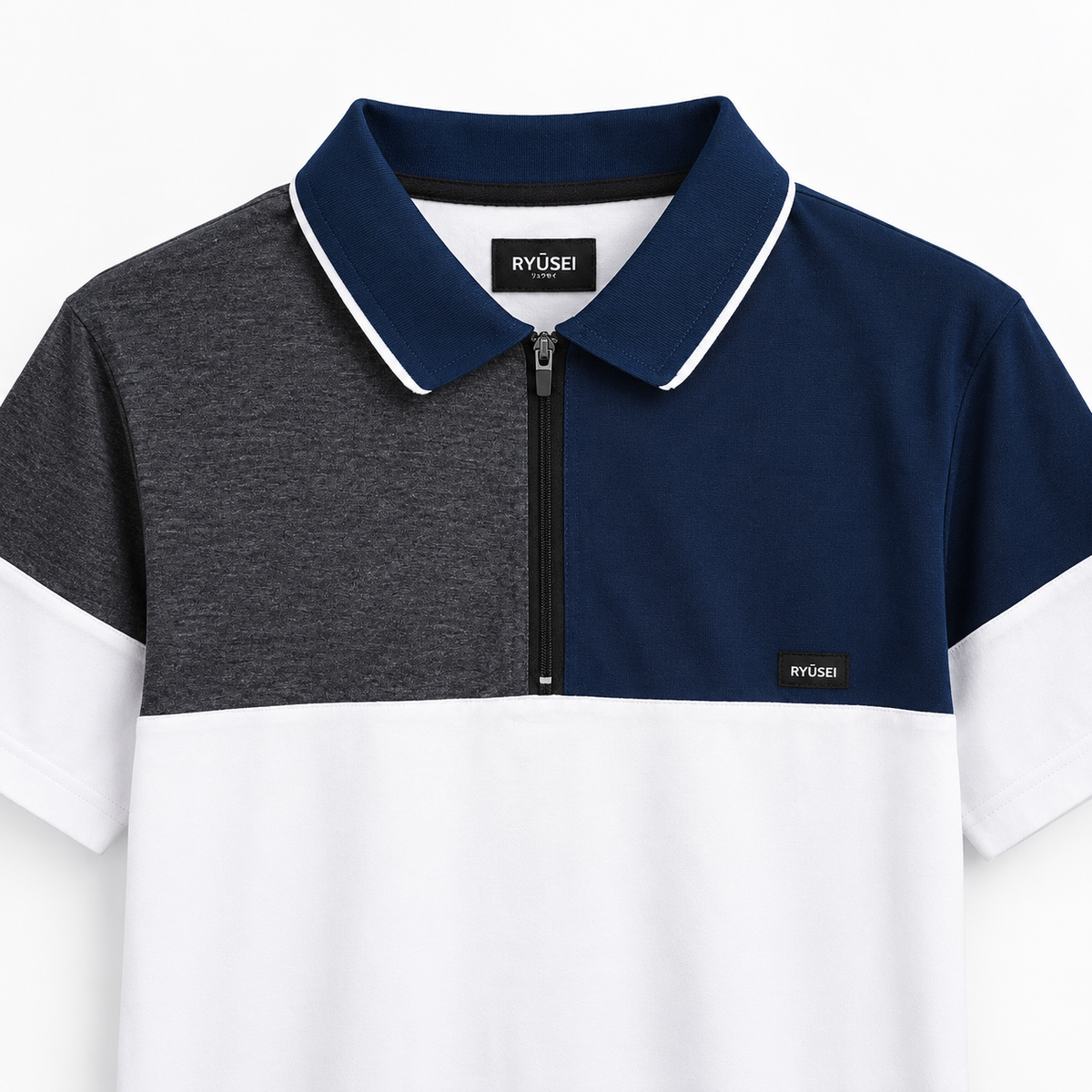 Ryusei Polo Shirt Rikuto CMB White