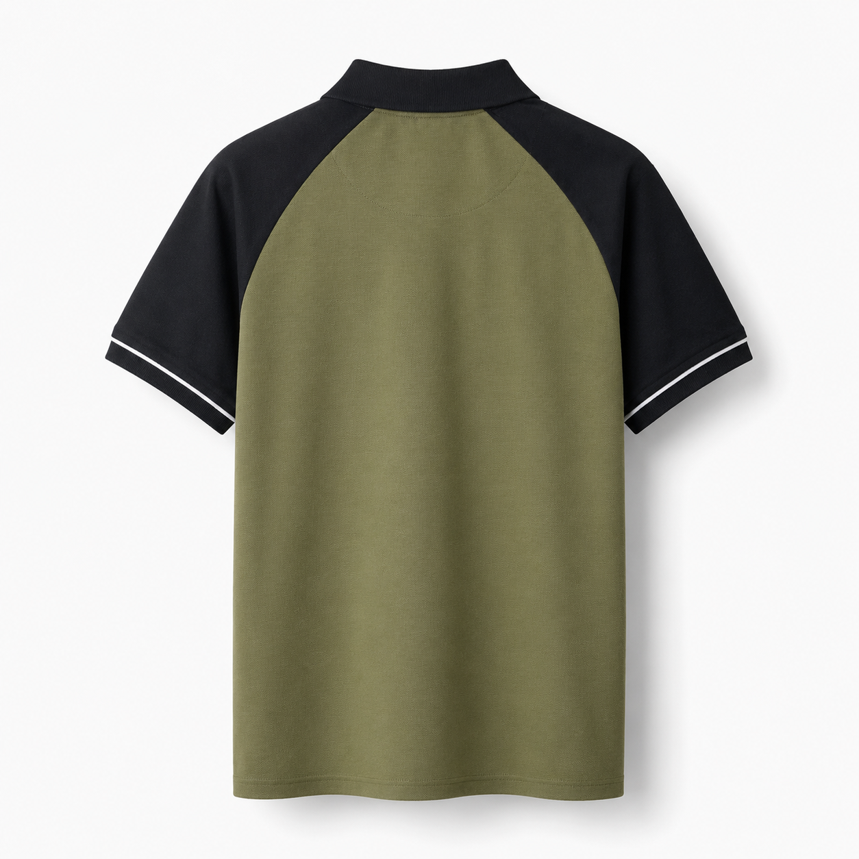 Ryusei Polo Pria Kazushi Army Green