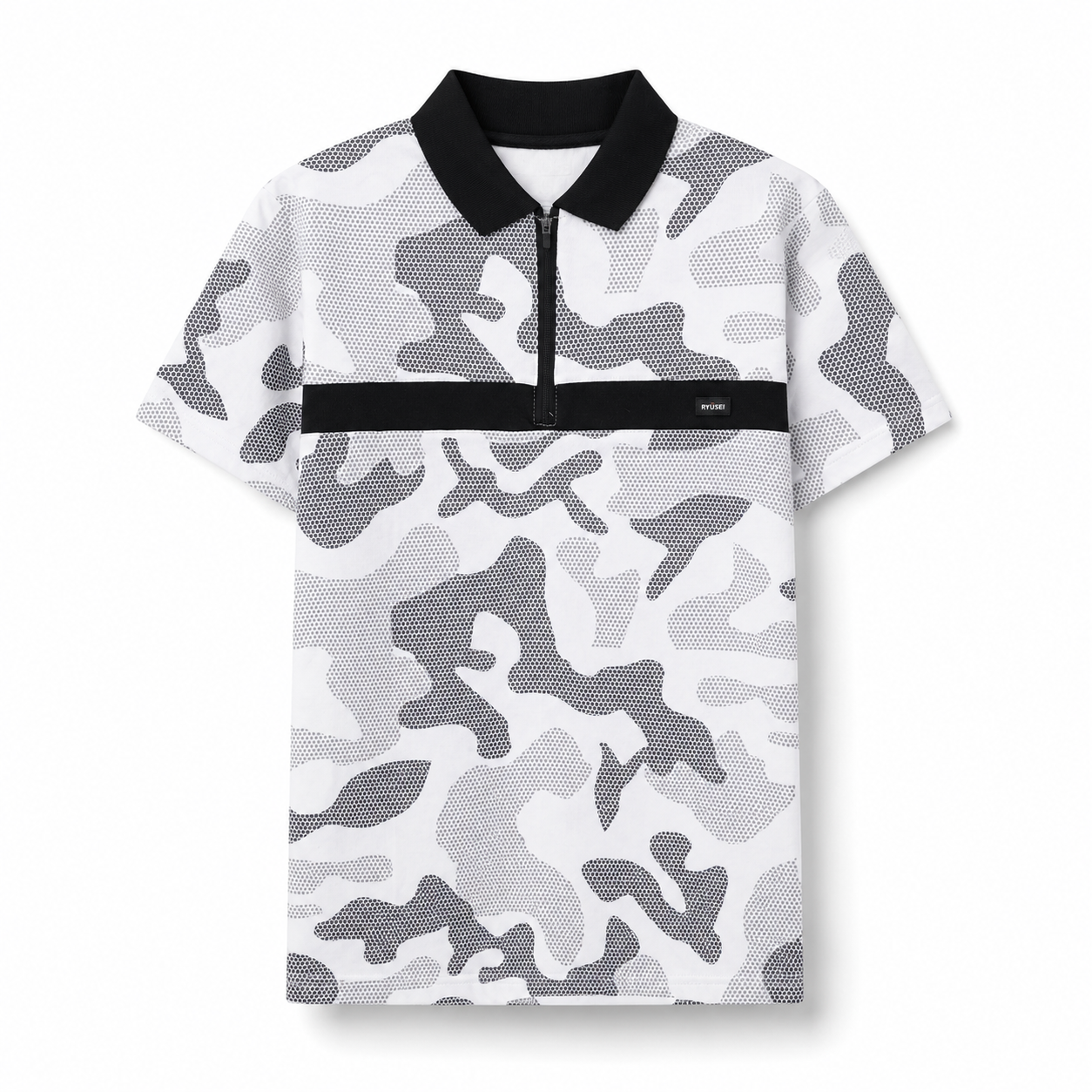 Ryusei Polo Shirt Makazaki FP White