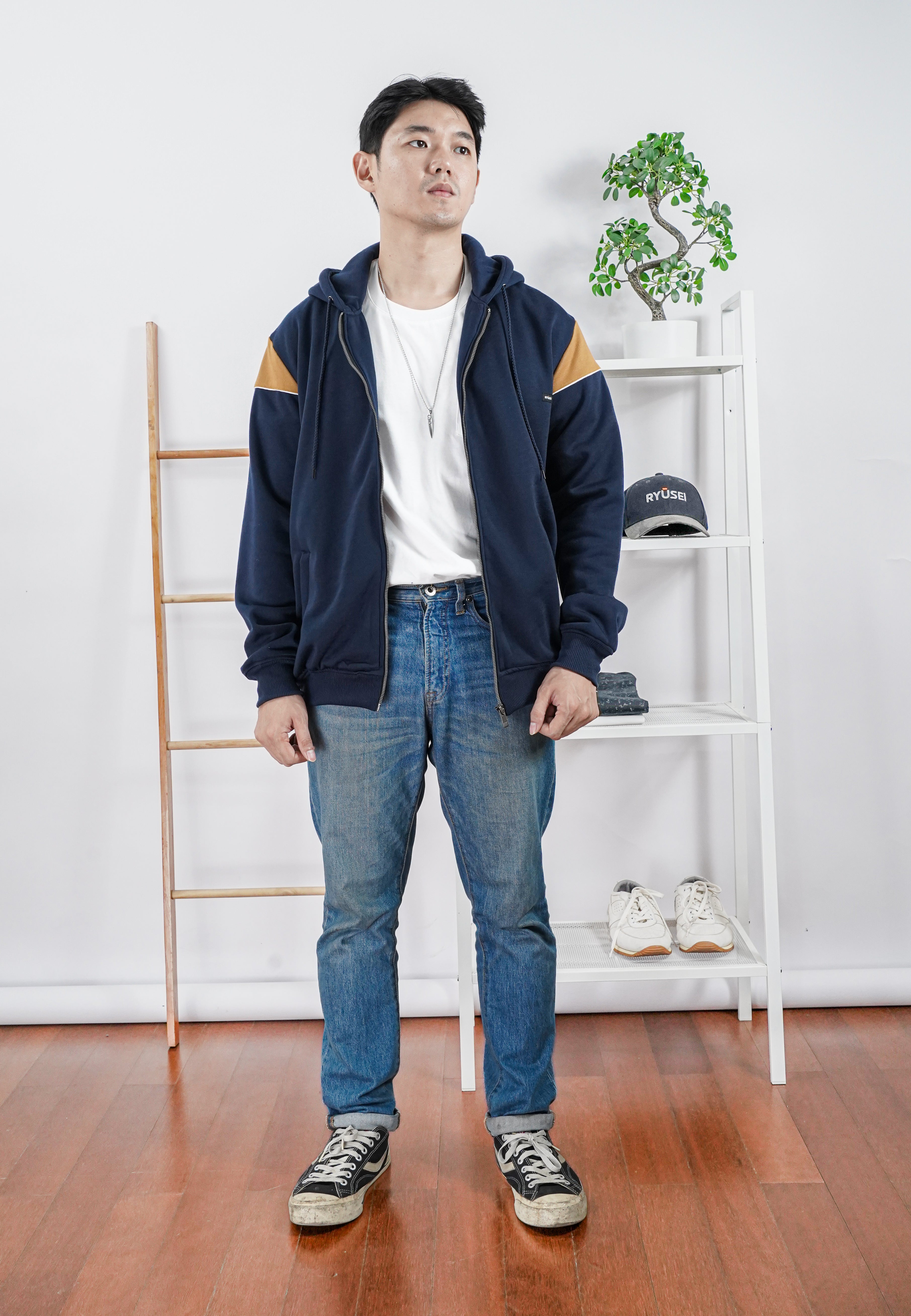 Ryusei Jacket Nishiro Navy - Ryusei