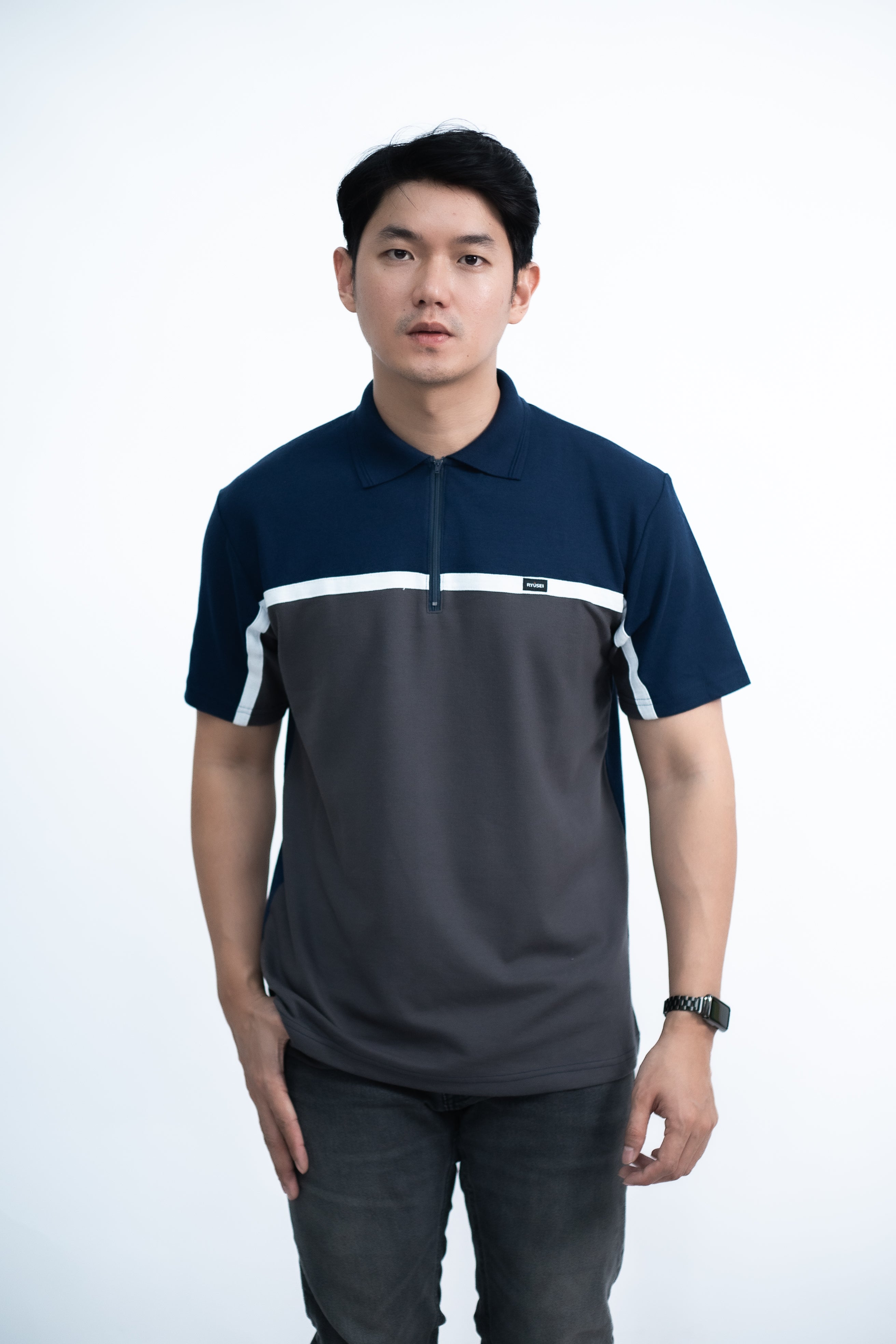 Ryusei Polo Pria Ishikura CMB Navy