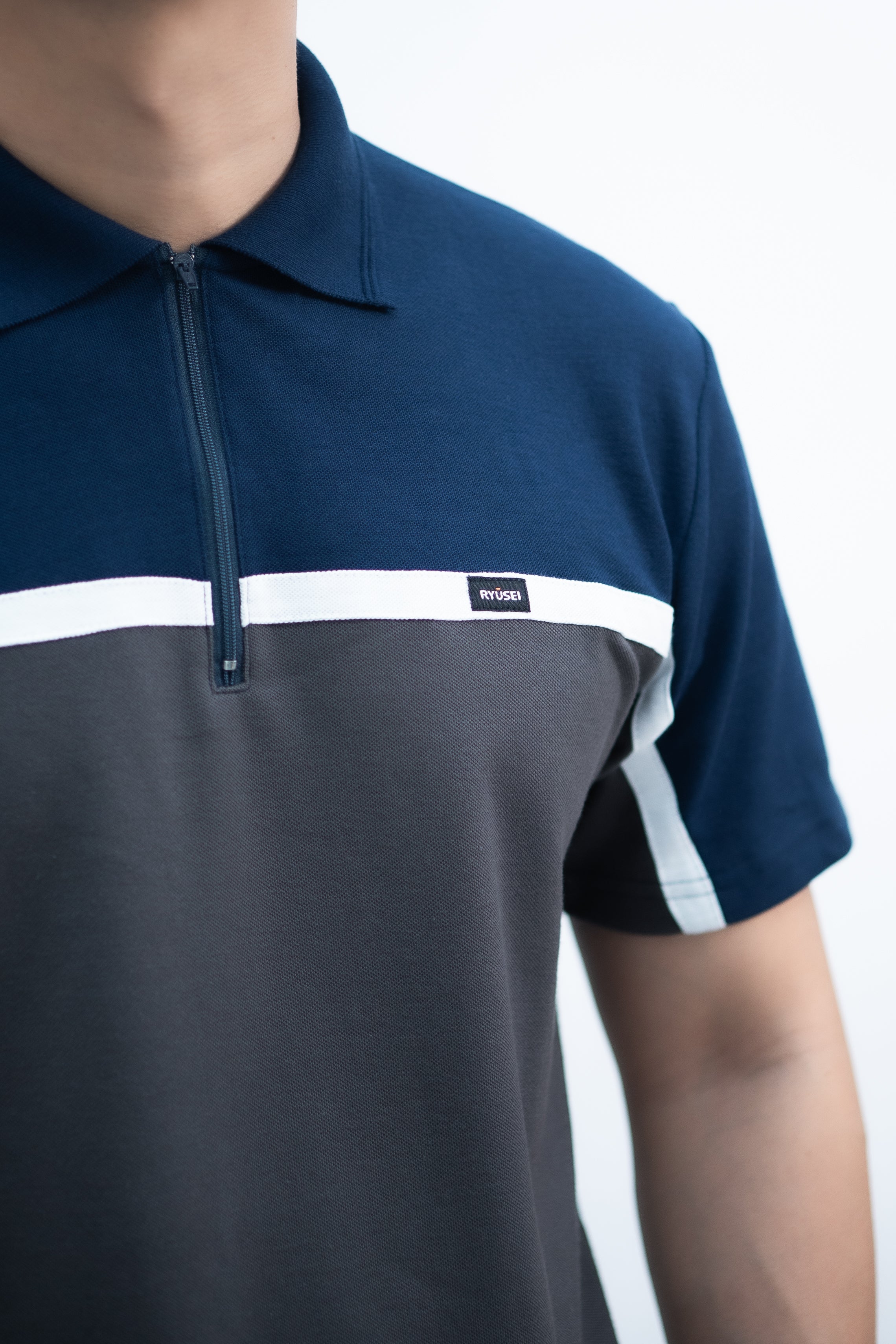 Ryusei Polo Pria Ishikura CMB Navy