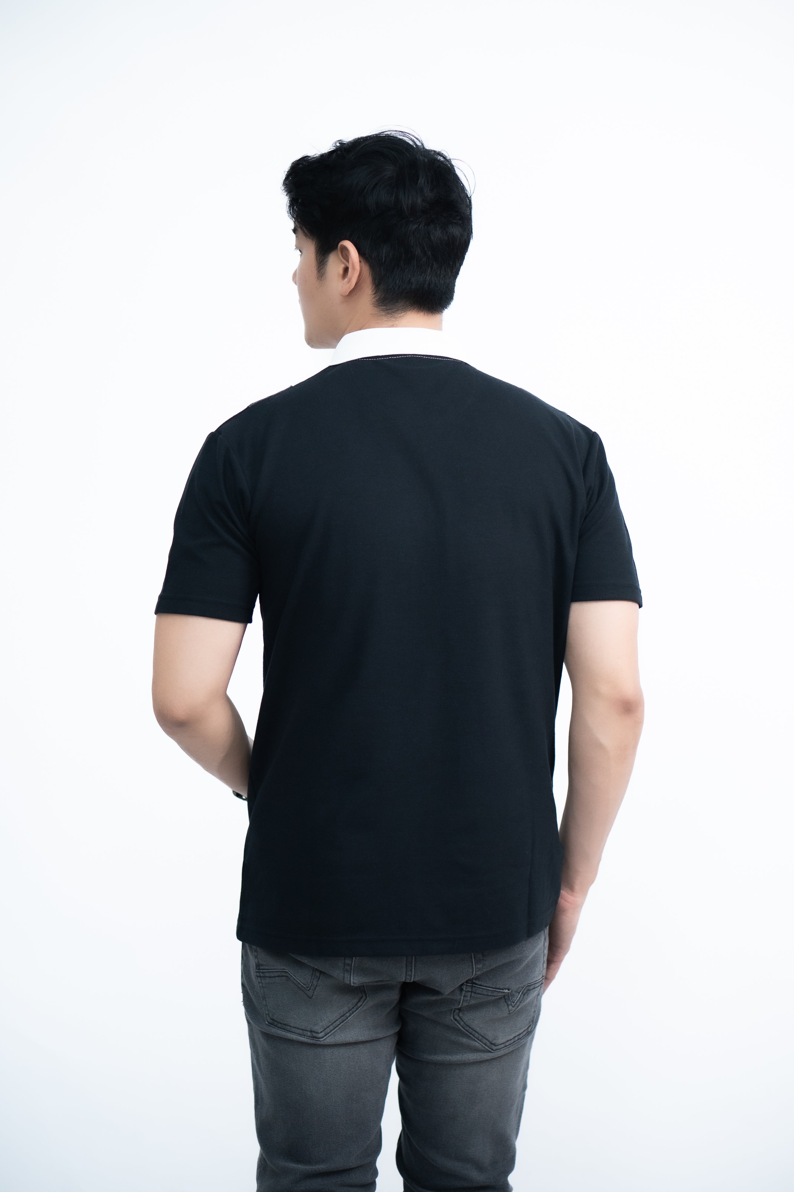 Ryusei Polo Pria Hiraki CMB Black