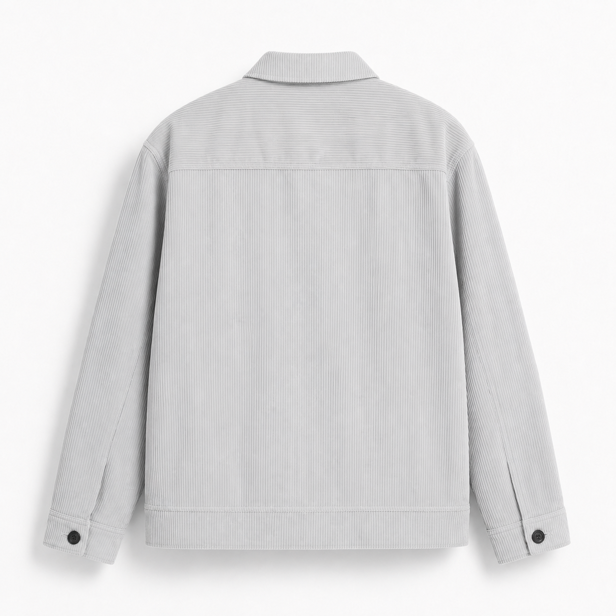 [LIMITED EDITION] Ryusei Jaket Pria Boxy Fit Corduroy Light Grey