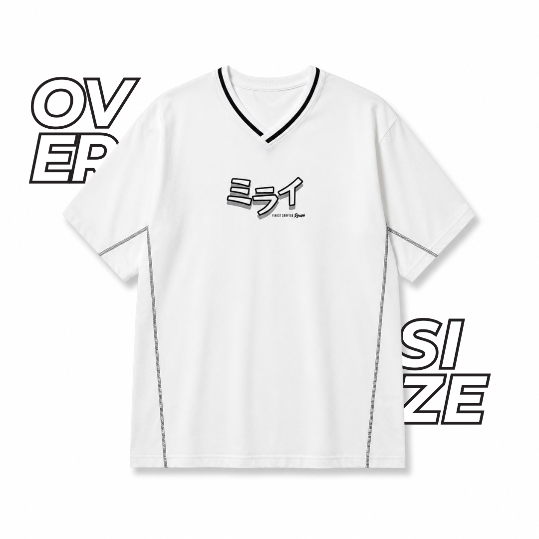 Ryusei Kaos Boxy Oversize Akira White