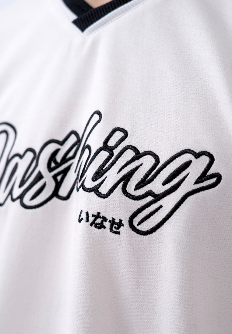 Ryusei Kaos Pria Boxy Oversize Dashing White