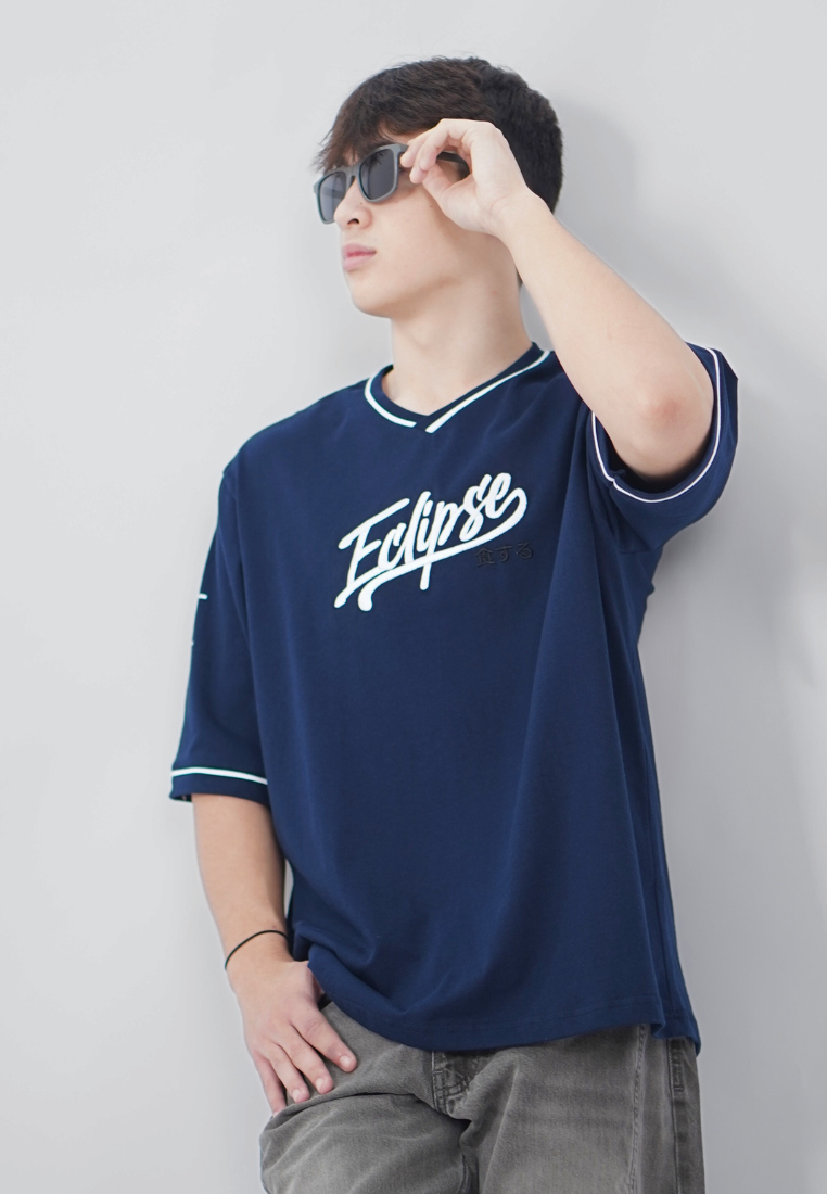 Ryusei Oversize T-shirt Jersey Streetwear Eclipse- Bordir