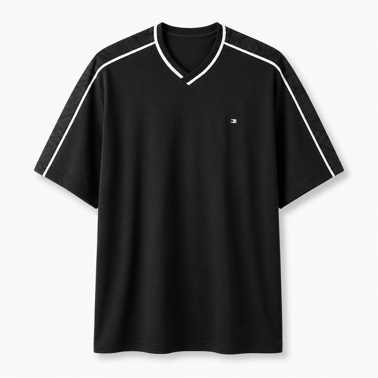 Ryusei Kaos Pria Boxy Oversize Kanata Black