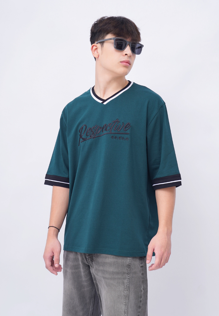 Ryusei Kaos Pria Boxy Oversize Respective