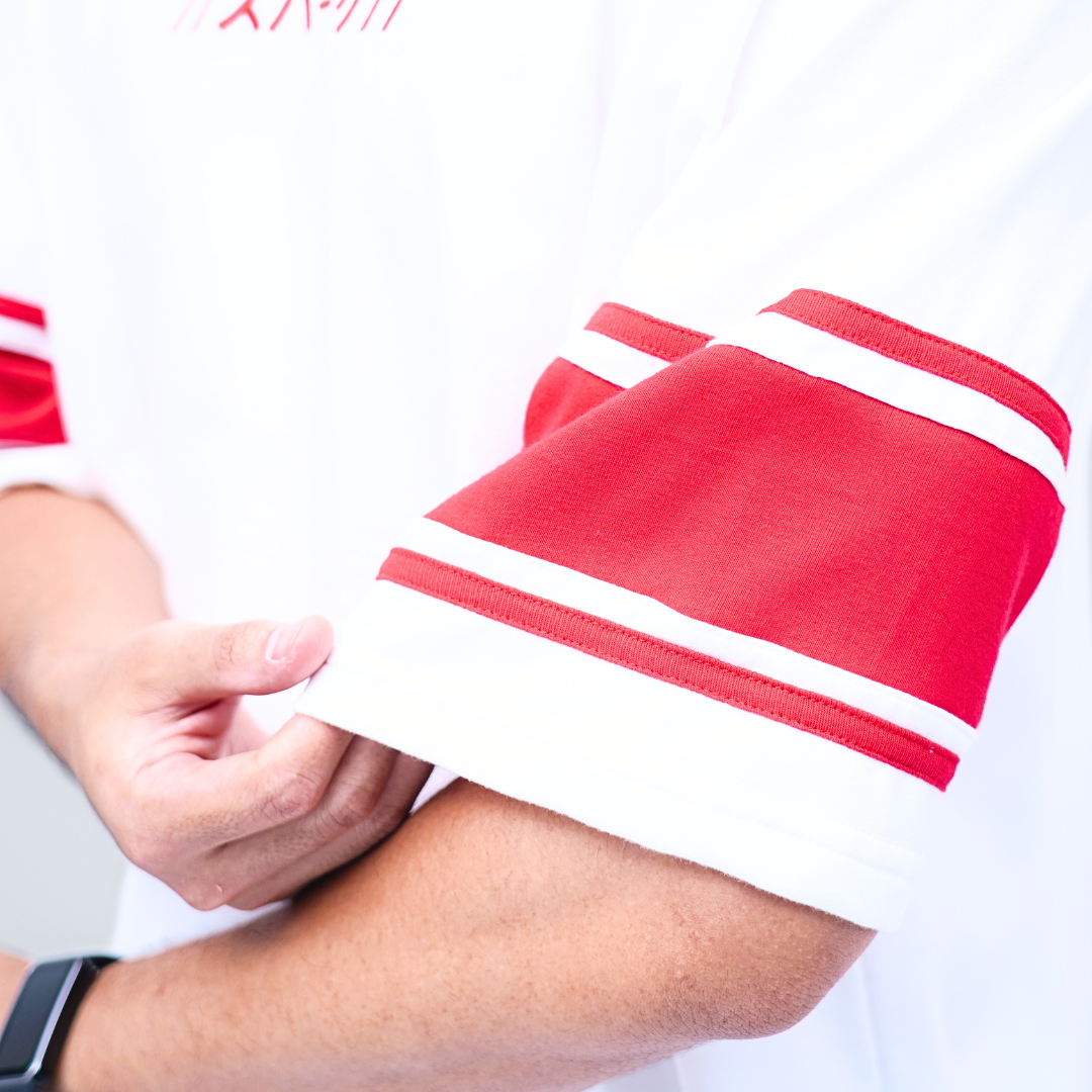 Ryusei Kaos Pria Boxy Oversize Eighty CMB Red