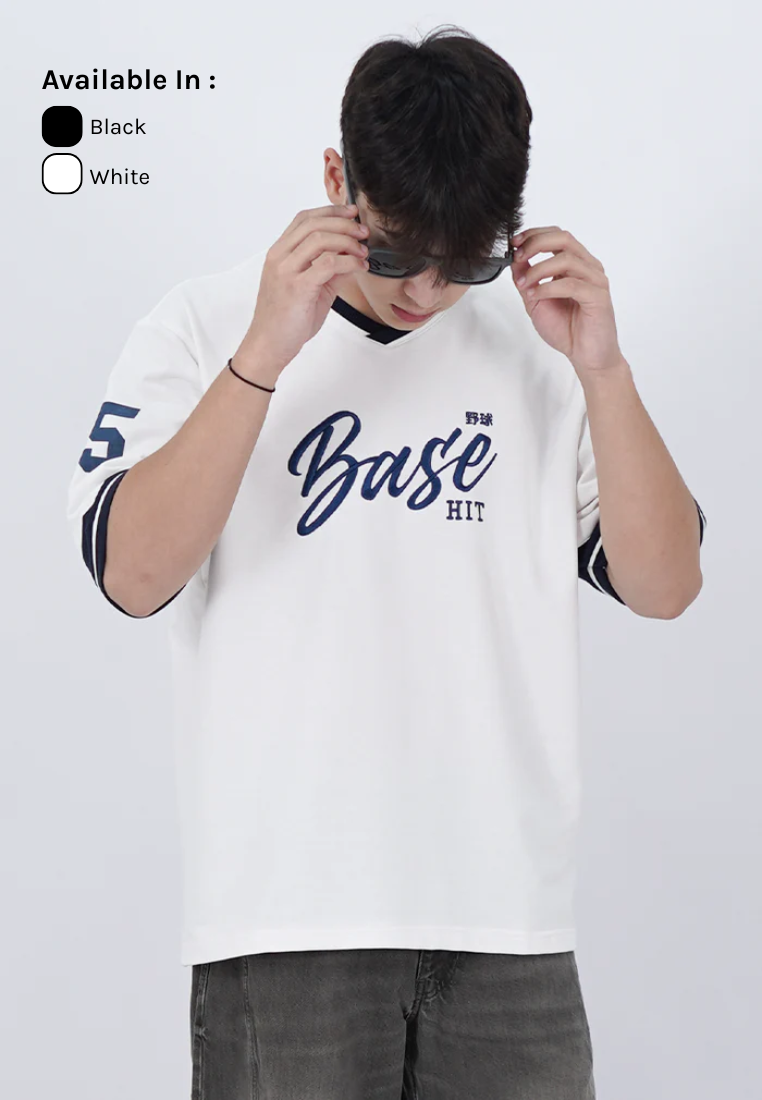 Ryusei Kaos Pria Boxy Oversize Base