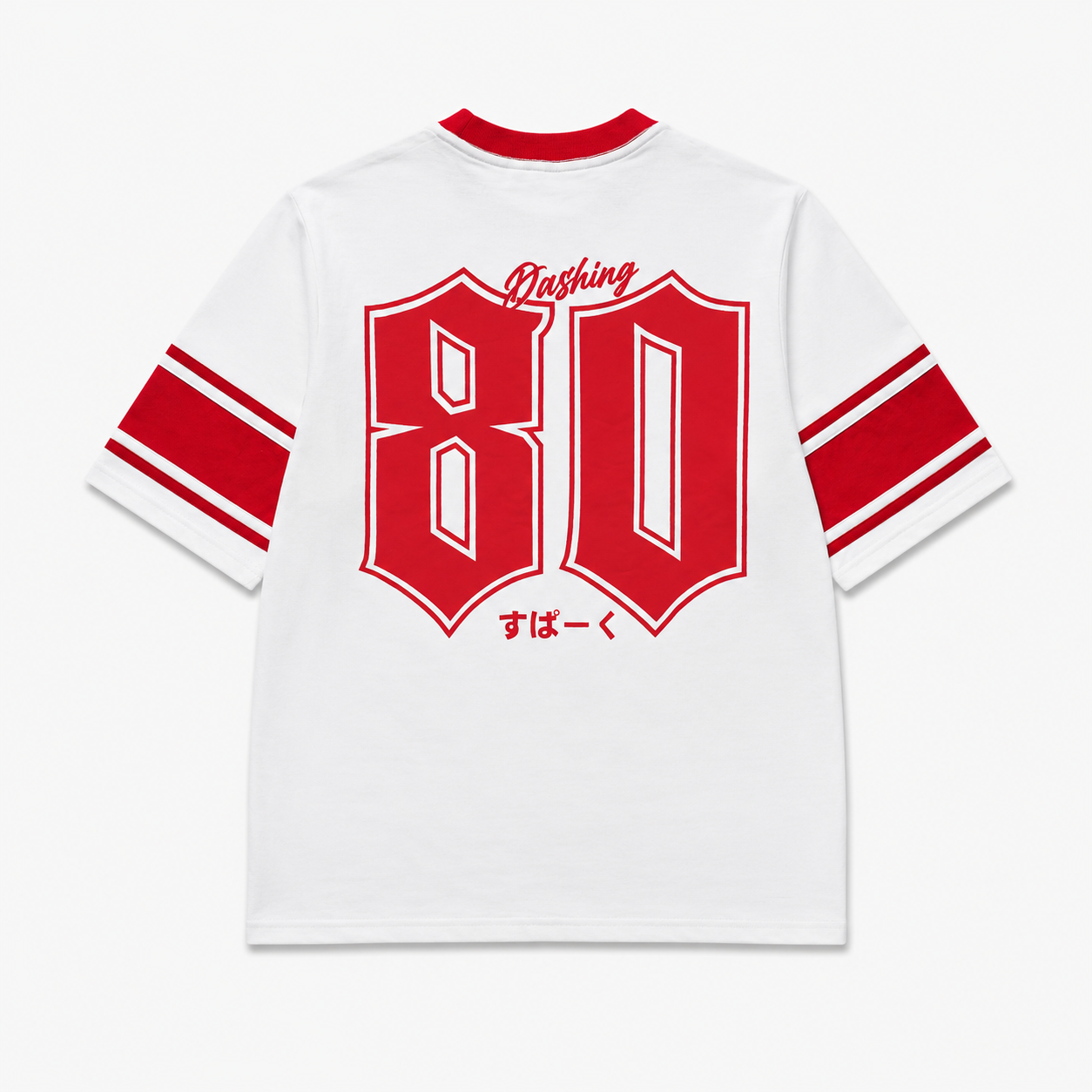 Ryusei Kaos Pria Boxy Oversize Eighty CMB Red
