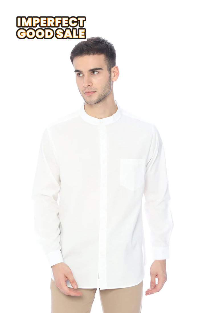 Ryusei Kemeja Katashi Long Sleeve White DF