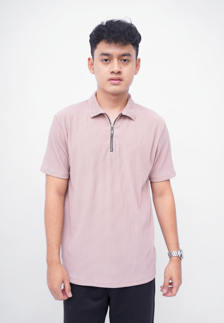 Ryusei Polo Pria SHIN Fit Basic | Polo dengan Tekstur Unik