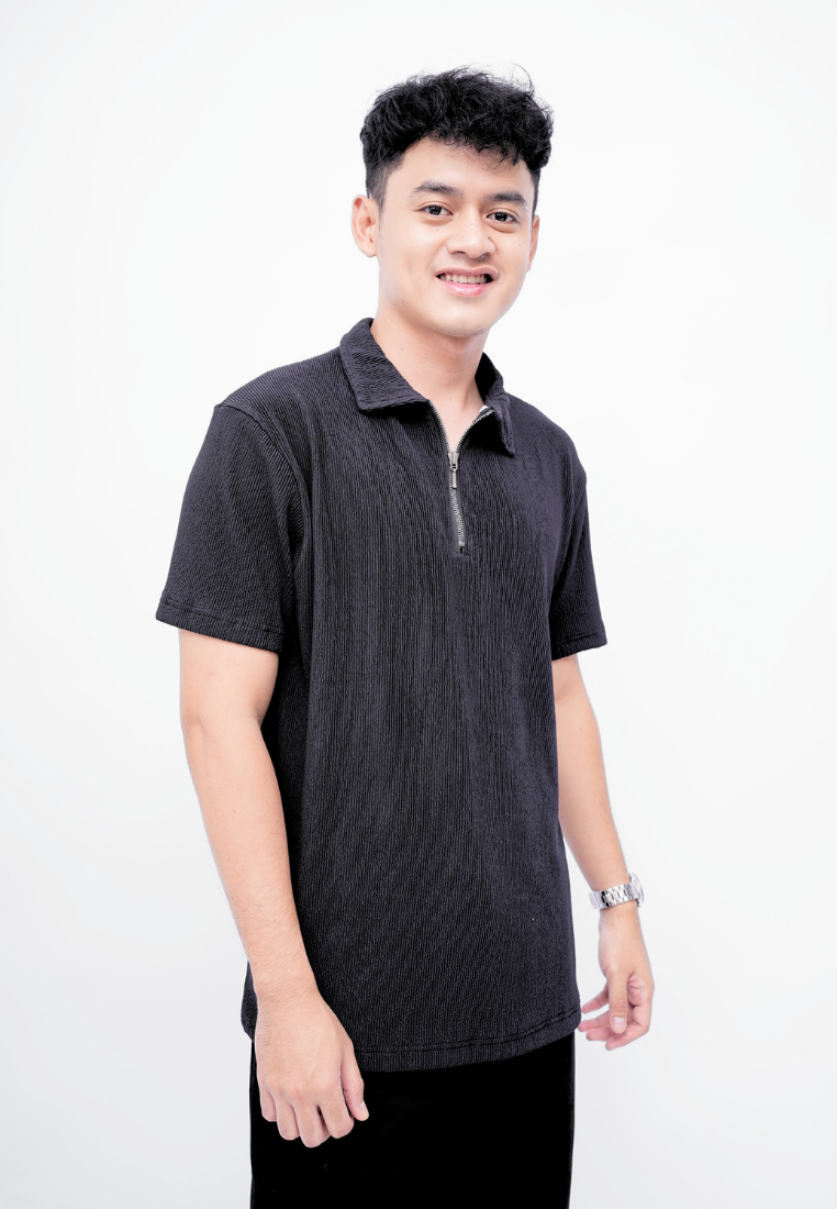 Ryusei Polo Pria SHIN Fit Basic | Polo dengan Tekstur Unik