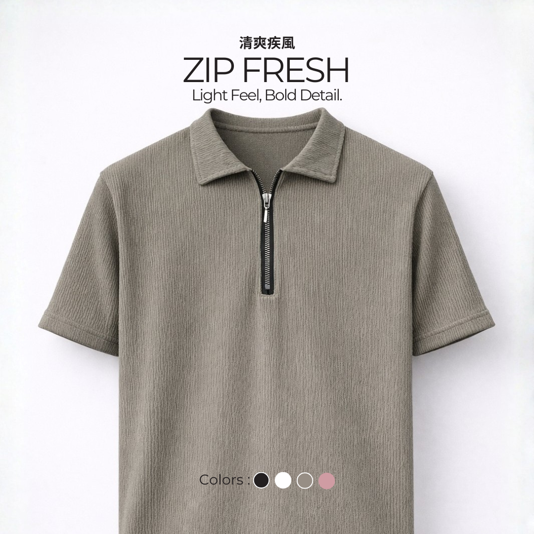 Ryusei Polo Pria SHIN Fit Basic | Polo dengan Tekstur Unik
