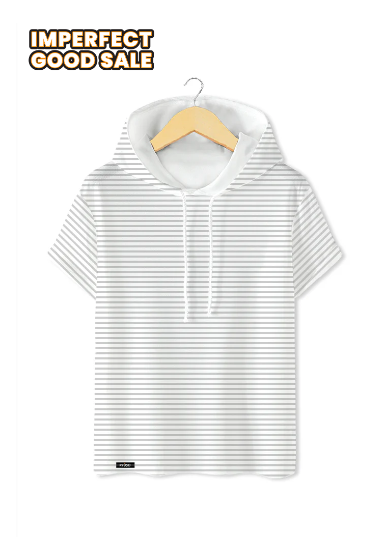 Ryusei Tshirt Hoodie Yugawa Stripe White DF