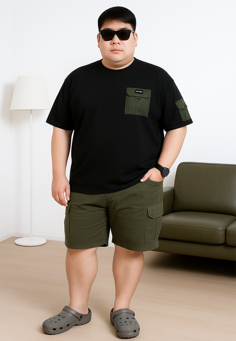 Ryusei Kaos Jumbo Pria T-Shirt Oversized Big Fit Premium