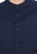 Ryusei Shirt Fukuzawa Long Sleeve Navy