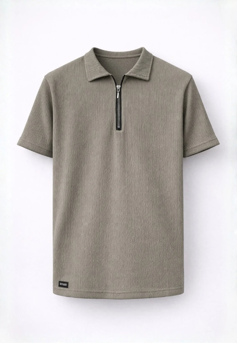 Ryusei Polo Pria SHIN Fit Basic | Polo dengan Tekstur Unik