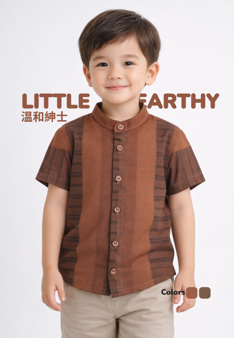 Ryusei Kemeja Anak Lengan Pendek Yahata