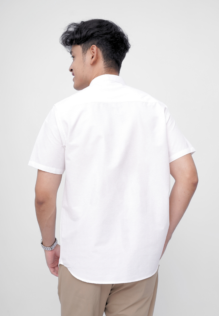 Ryusei Kemeja Kerah Koko Lengan Pendek Seijiro