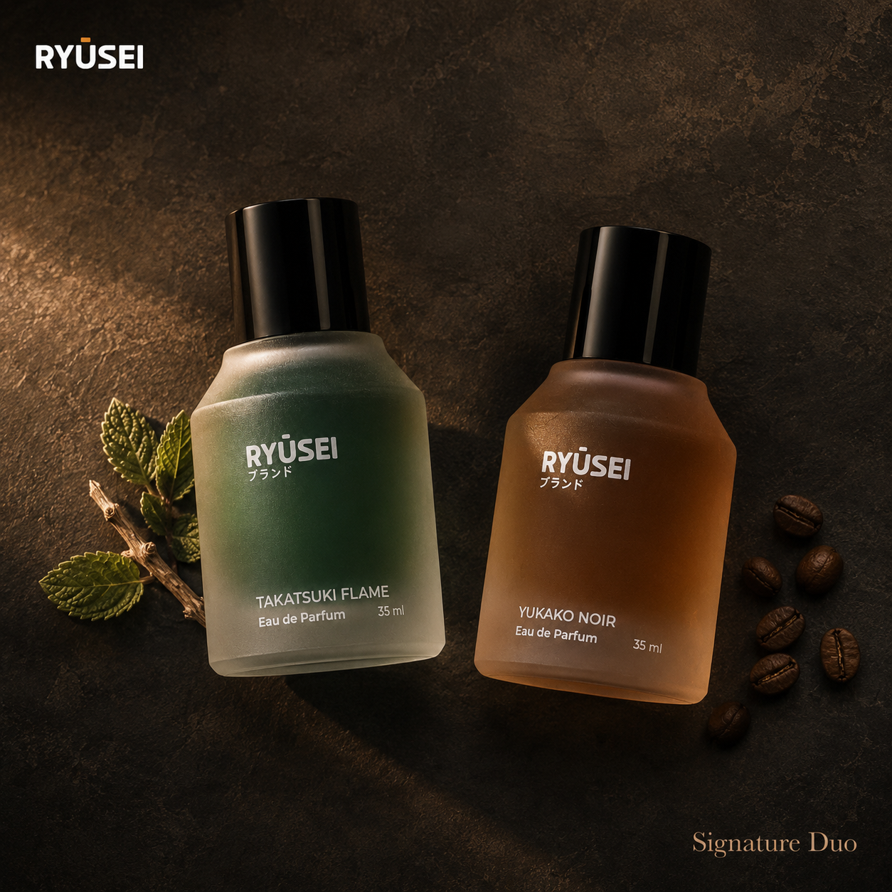 [Bundle] Ryusei Signature Duo Set - Eau de Parfum 35ml x2 - Parfum Pria Bold & Calm