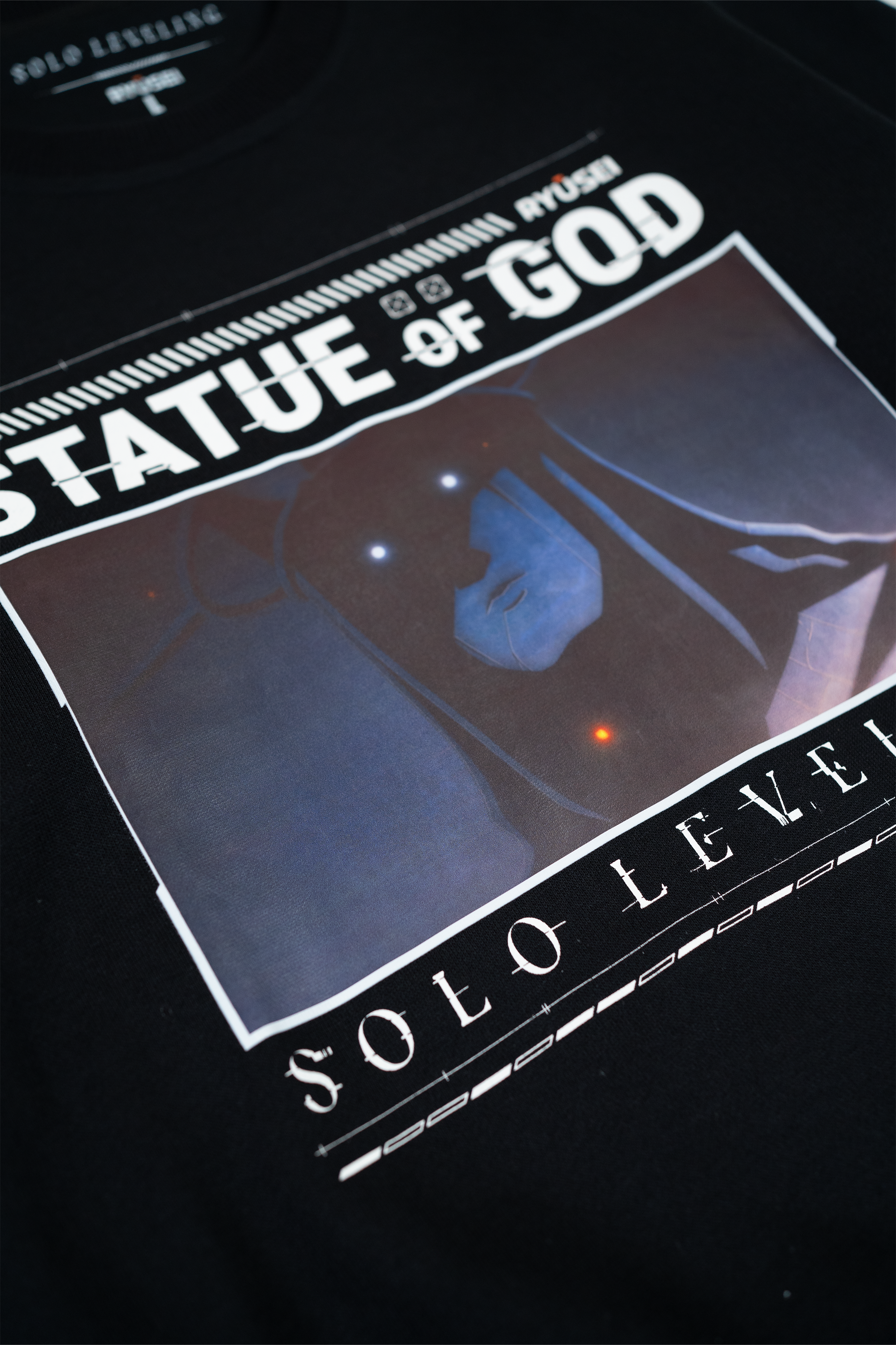 Ryusei x Solo Leveling | Sweater Statue of God Black