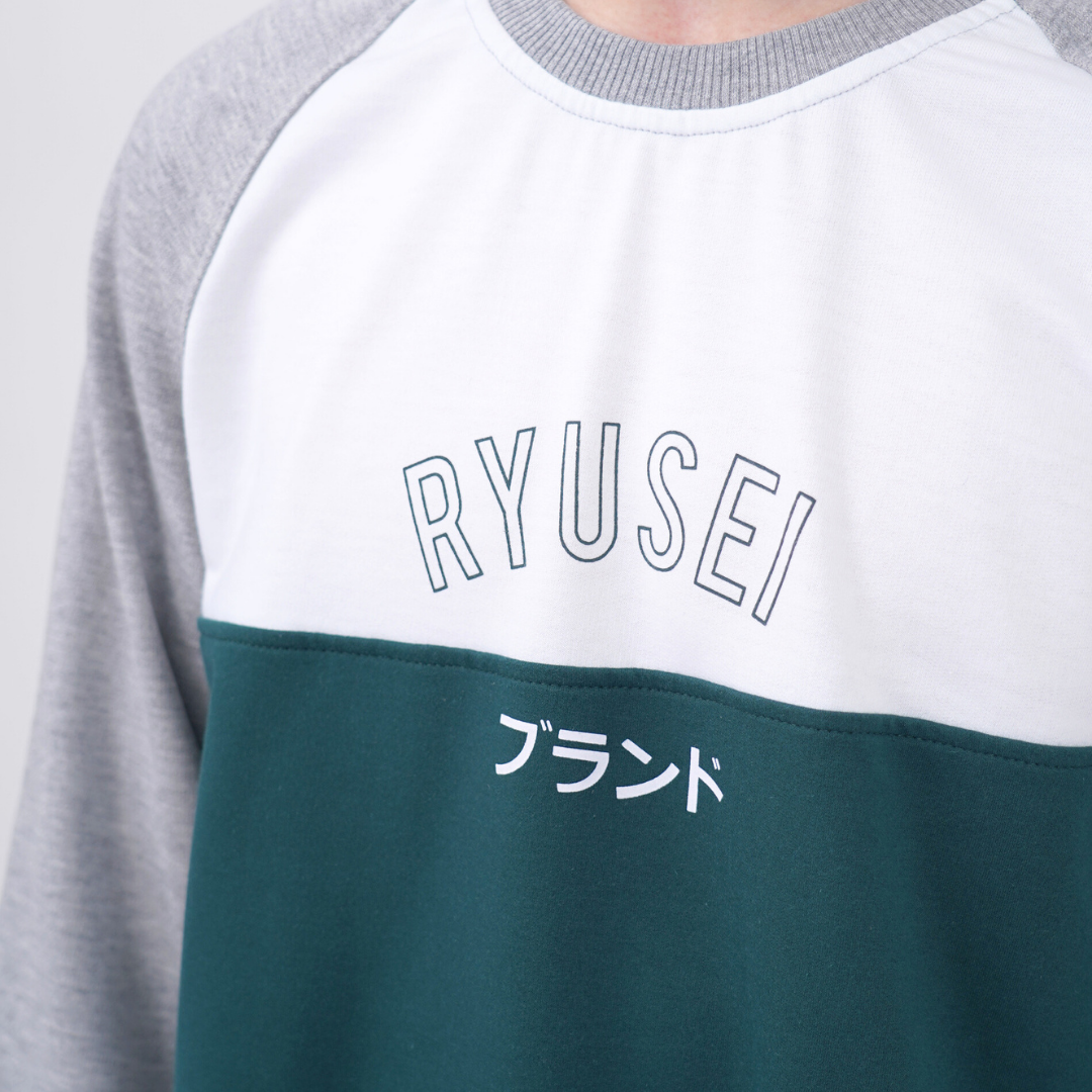 Ryusei Sweater Pria Ichiro CMB Green