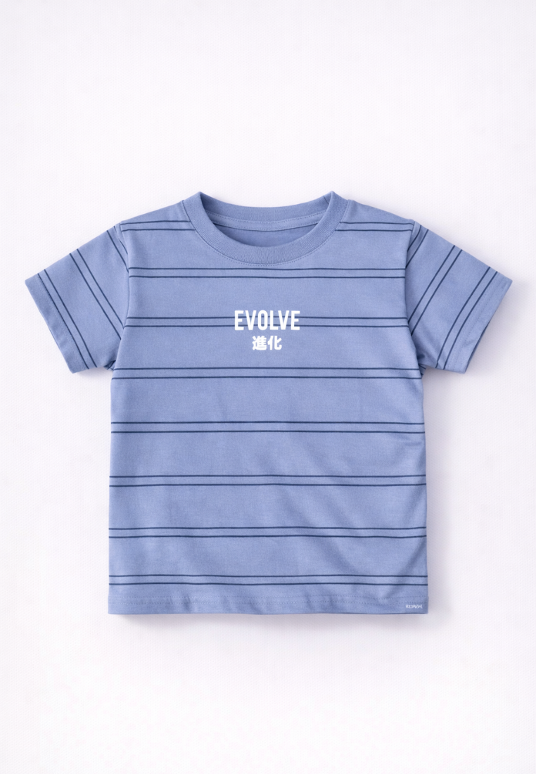 Ryusei Kaos Anak Evolve Stripe