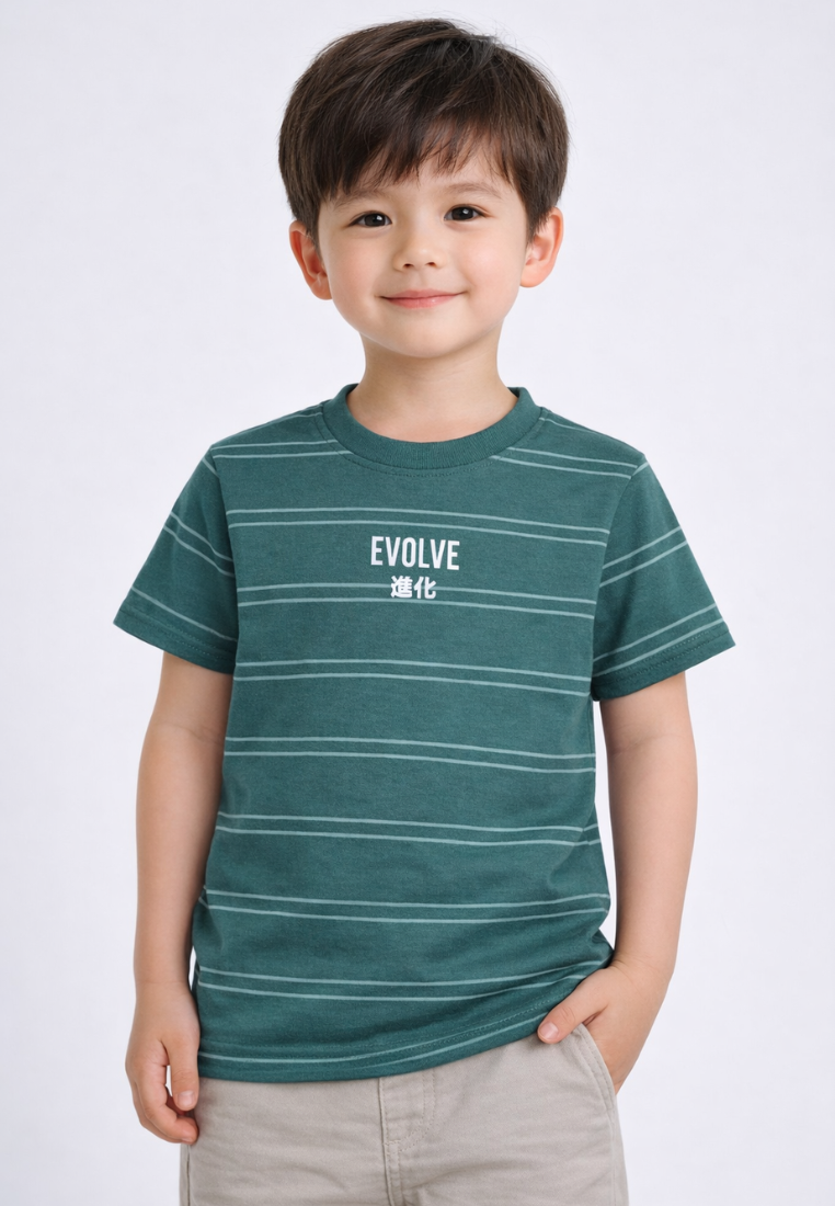 Ryusei Kaos Anak Evolve Stripe