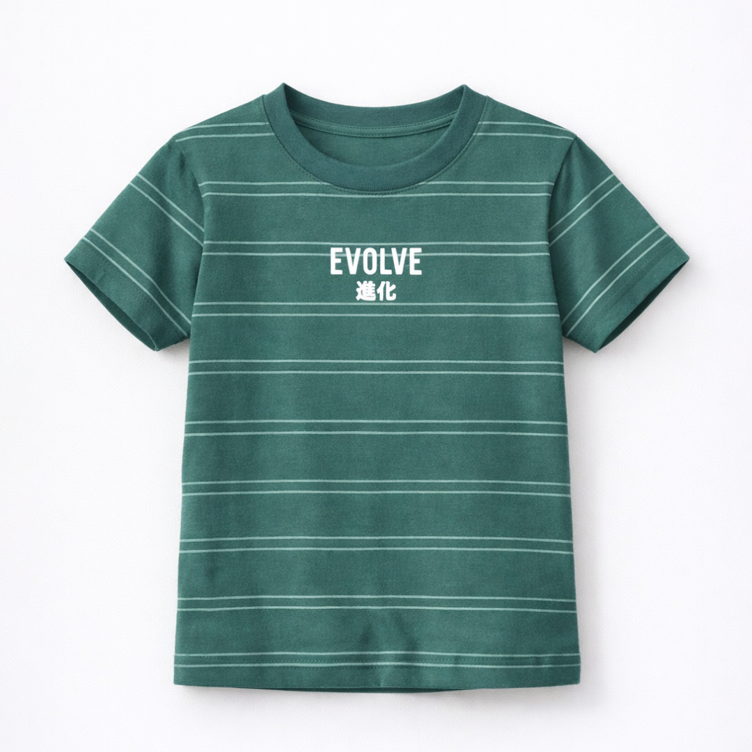 Ryusei Kaos Anak Evolve Stripe