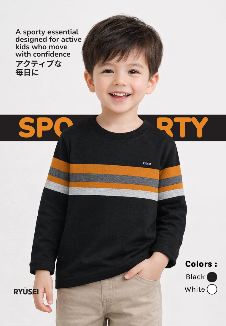 Ryusei Kaos Anak Lengan Panjang Kazama CMB