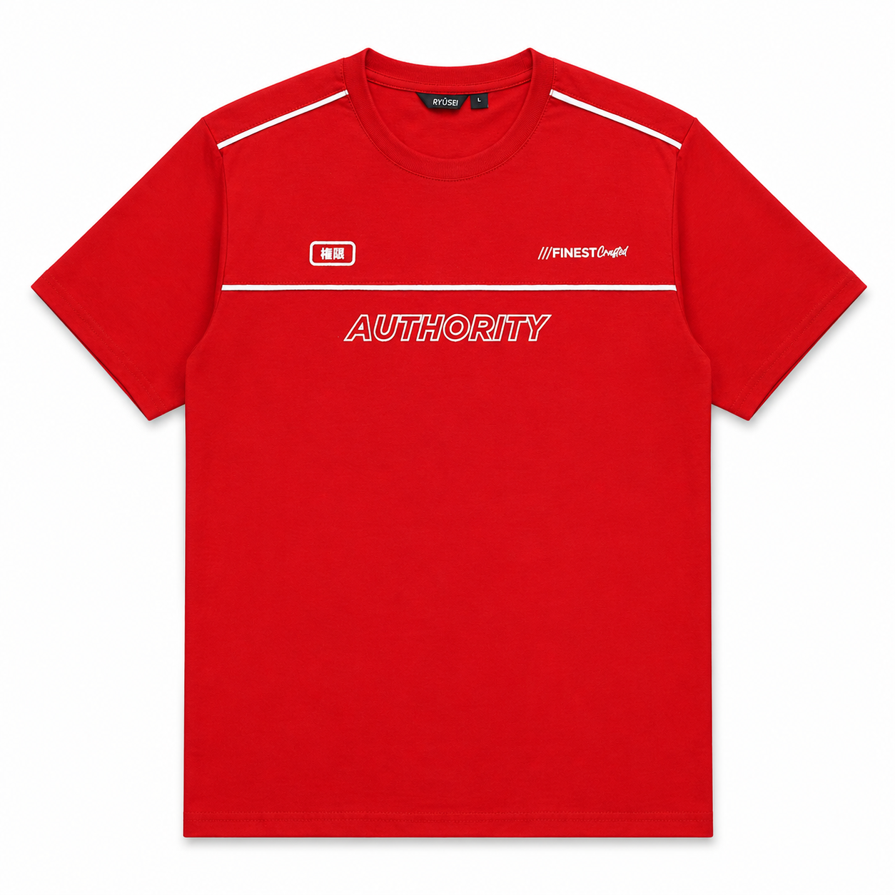 Ryusei Kaos Pria Authority Red