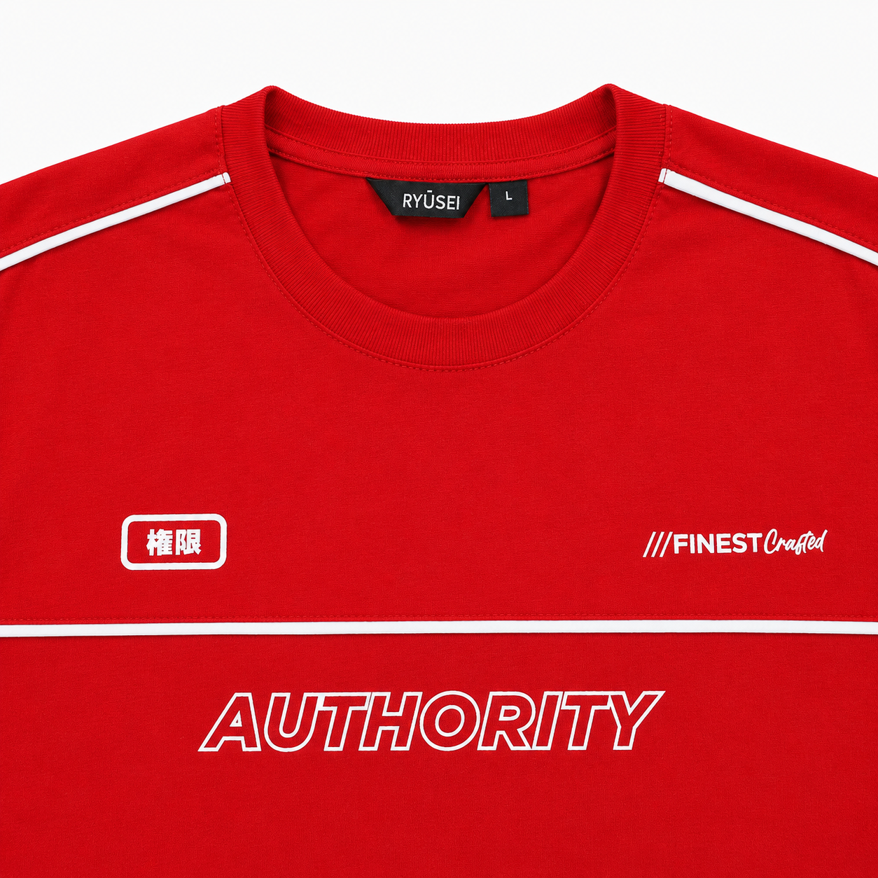 Ryusei Kaos Pria Authority Red