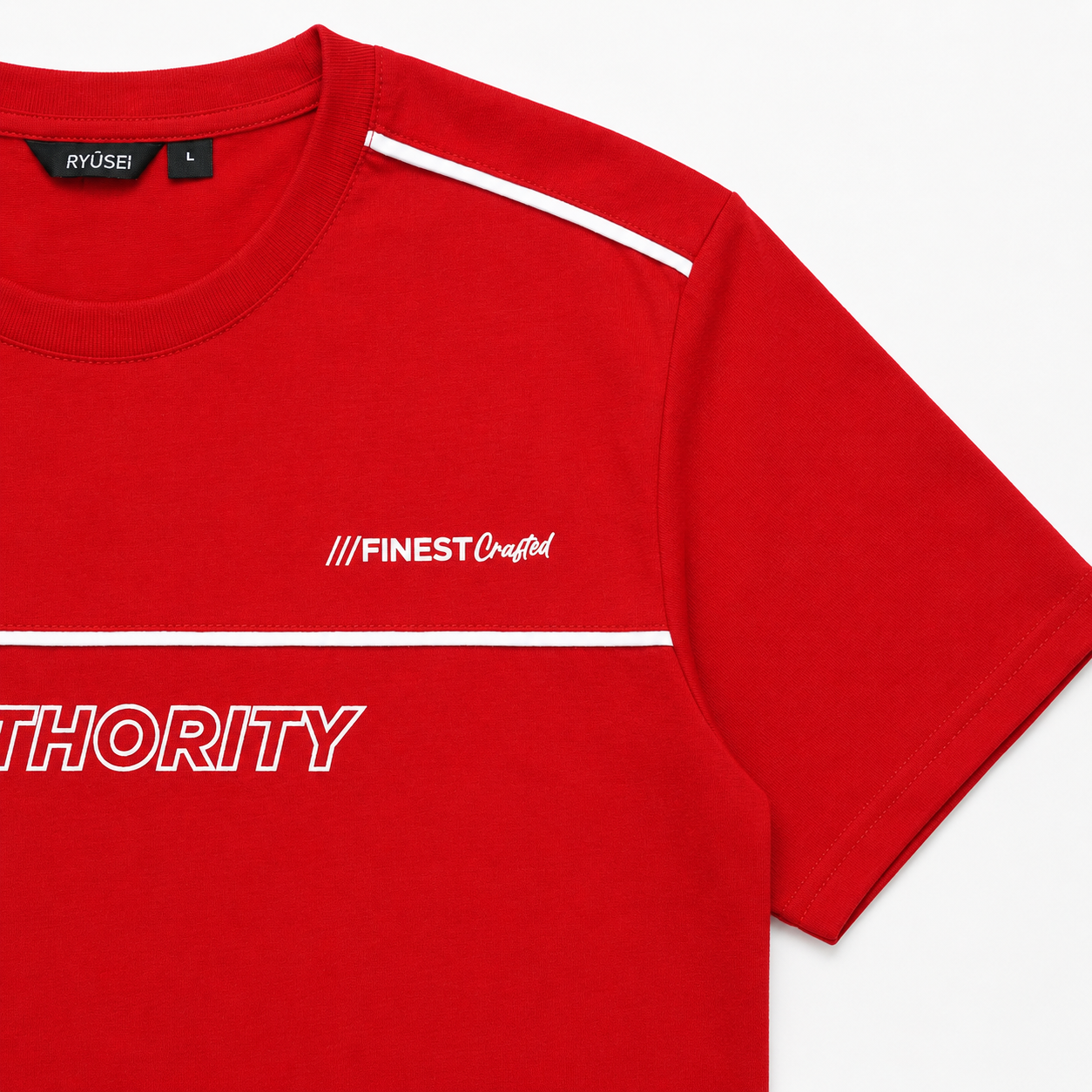 Ryusei Kaos Pria Authority Red