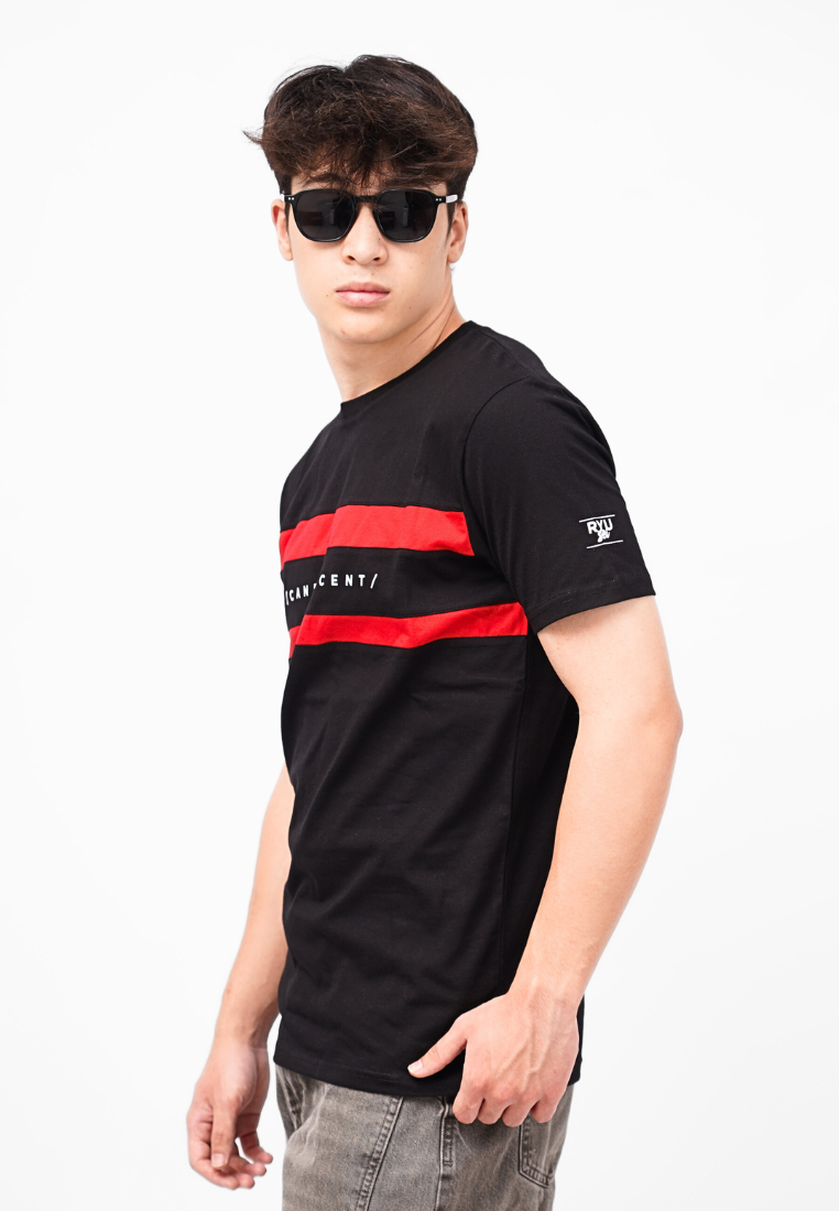 Ryusei Kaos Pria Candescent Black
