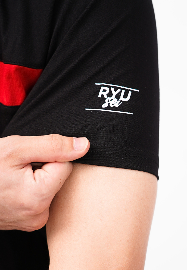 Ryusei Kaos Pria Candescent Black