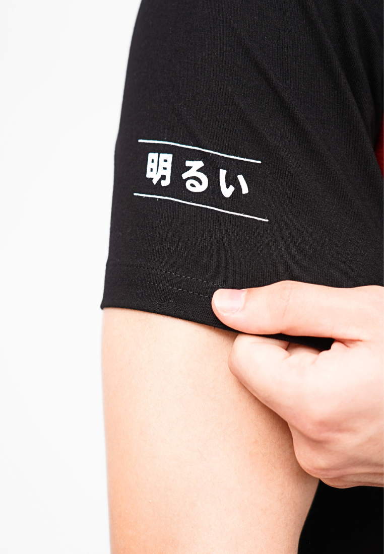 Ryusei Kaos Pria Candescent Black