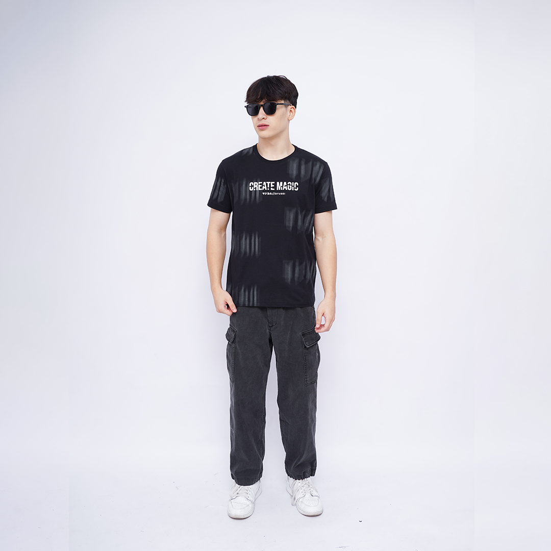Ryusei Kaos Pria Create Magic Black